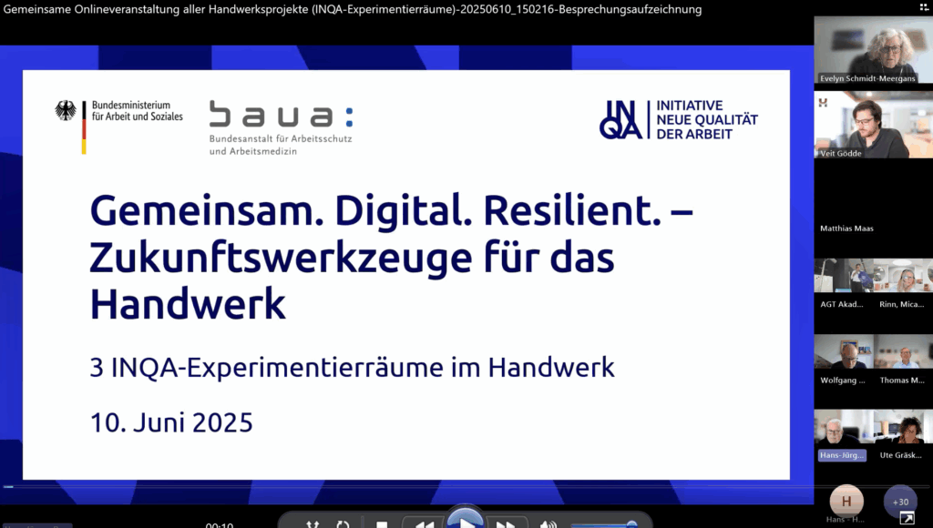Gemeinsam. Digital. Resilient. – Zukunftswerkzeuge für das Handwerk