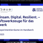 Gemeinsam. Digital. Resilient. – Zukunftswerkzeuge für das Handwerk